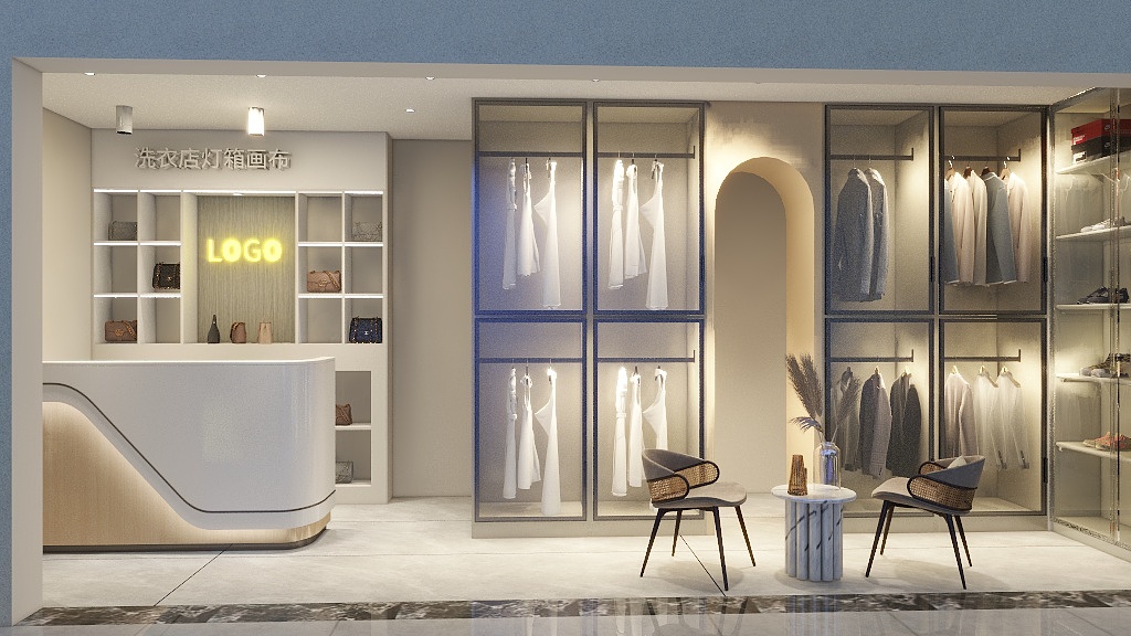 旧巷li-洗衣店设计-网红主流-装修设计方案