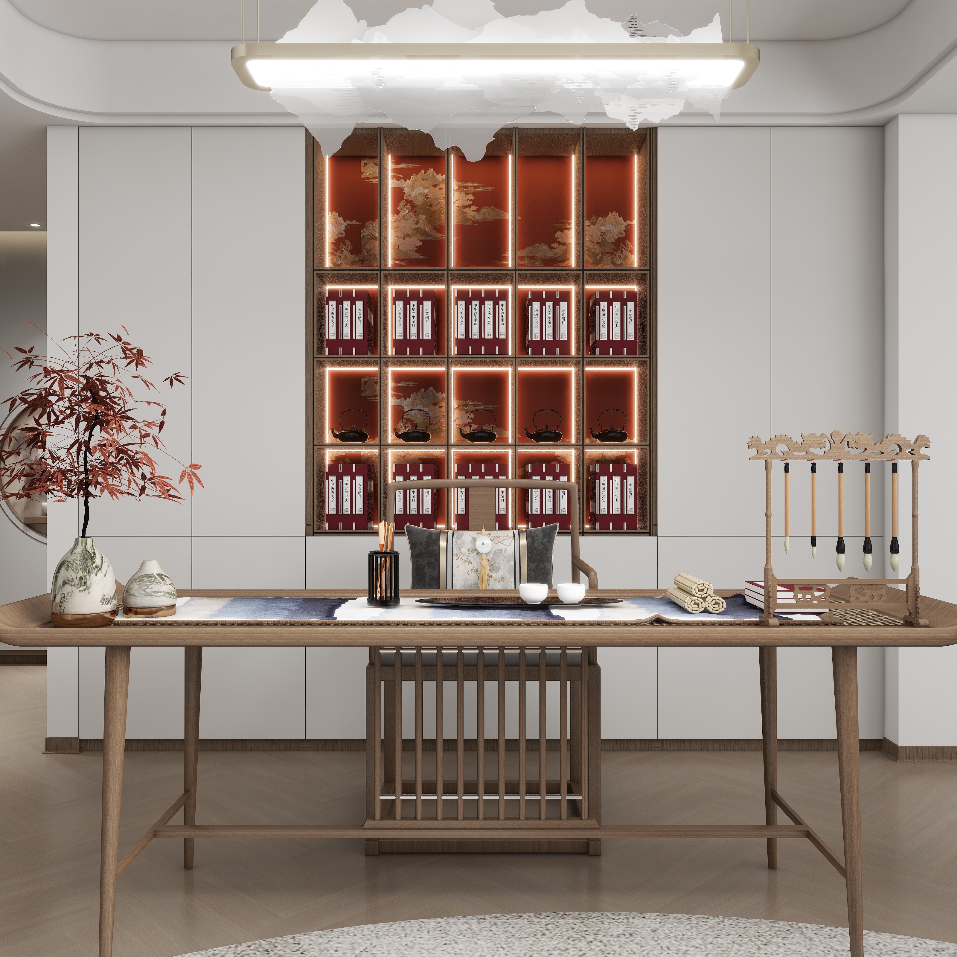 刘一欢-湖山樾效果2（玄关改背景）-装修设计方案