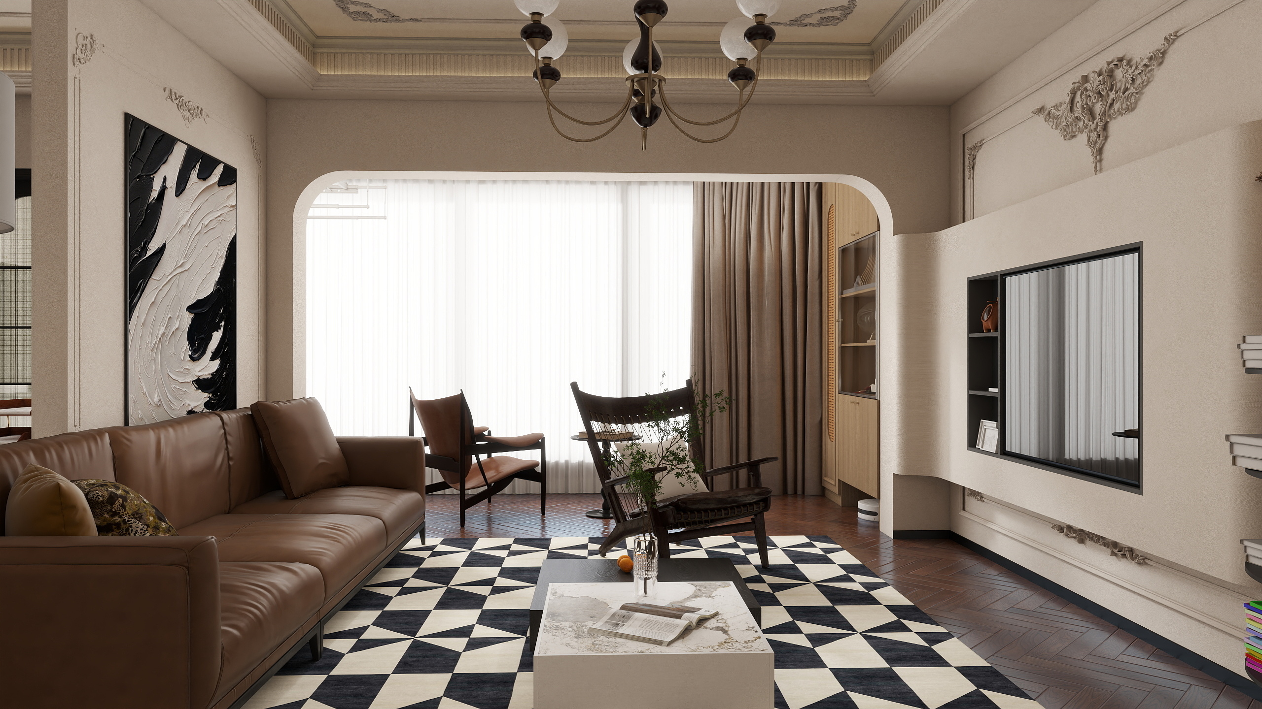 小猪pigJdTK-160㎡3室两厅两卫一衣帽间-装修设计方案