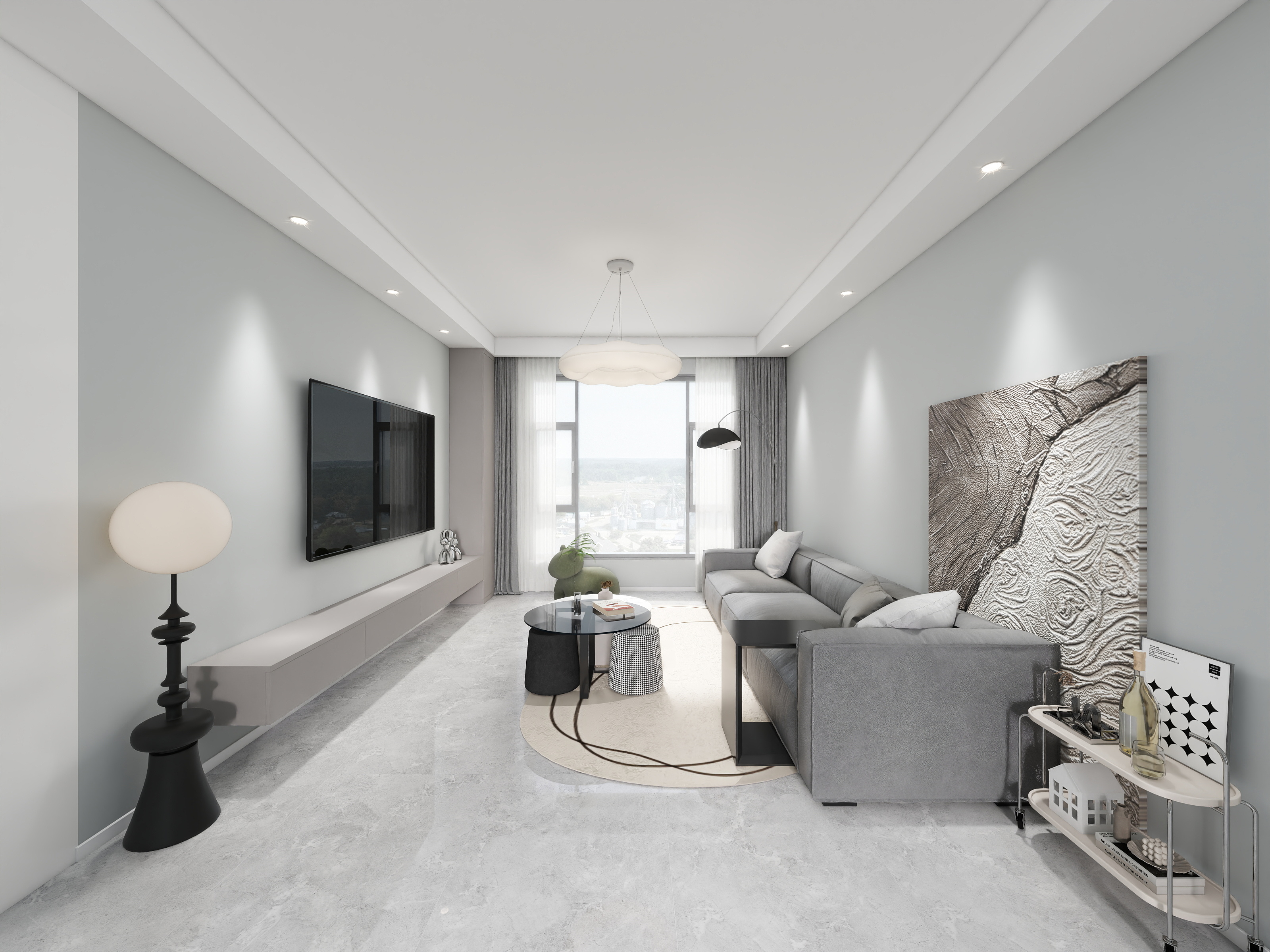 小鹿设计-华丽盛景园113平方-装修设计方案