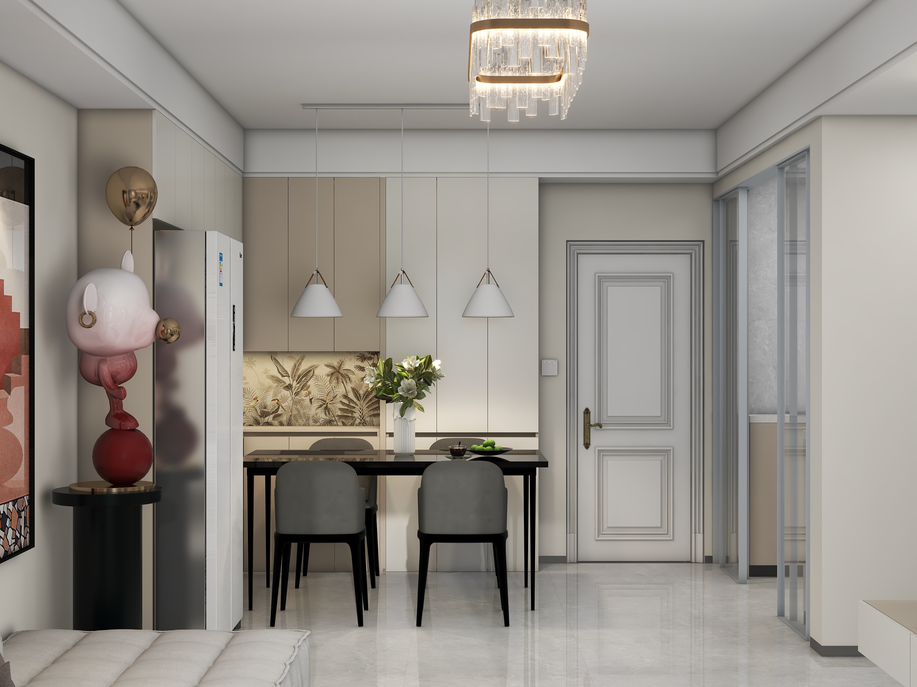 方寸间设计工作室-四季花城115-装修设计方案