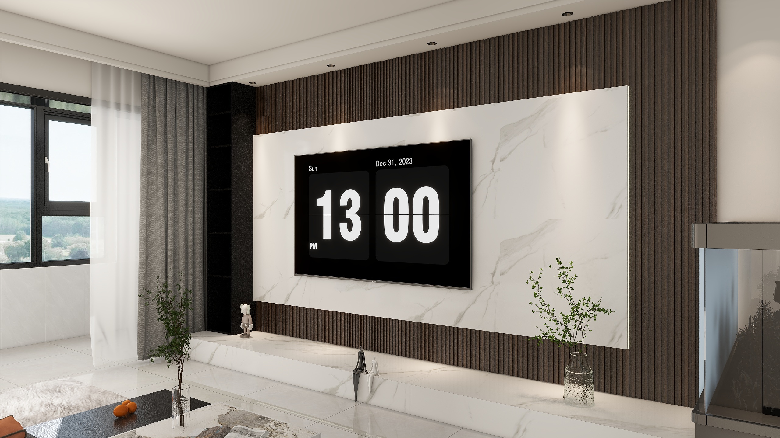 白熊lin-嘉洲华庭124㎡3室-装修设计方案