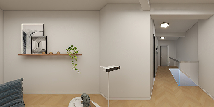 米涵工作室-旭日上城二区9栋2910效果图-装修设计方案