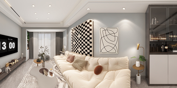 Qi祁小-公园云著8-1 江-第一版-装修设计方案