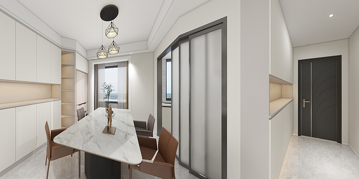 花开1-葛店新城C4-1-2004（126平）-装修设计方案