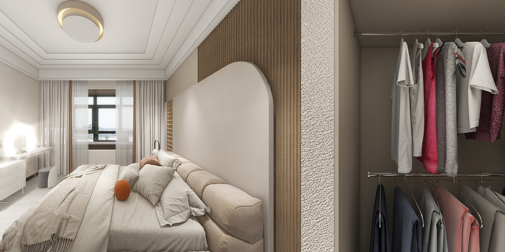 罗卓-108㎡2室-装修设计方案