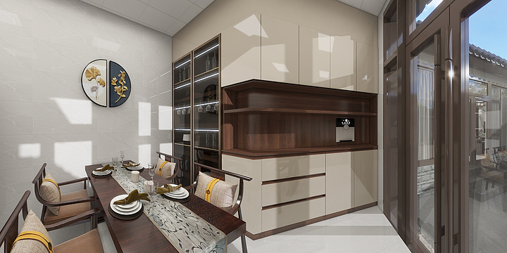 李菲soso- 西望别墅旧房翻新新中式-副本-装修设计方案