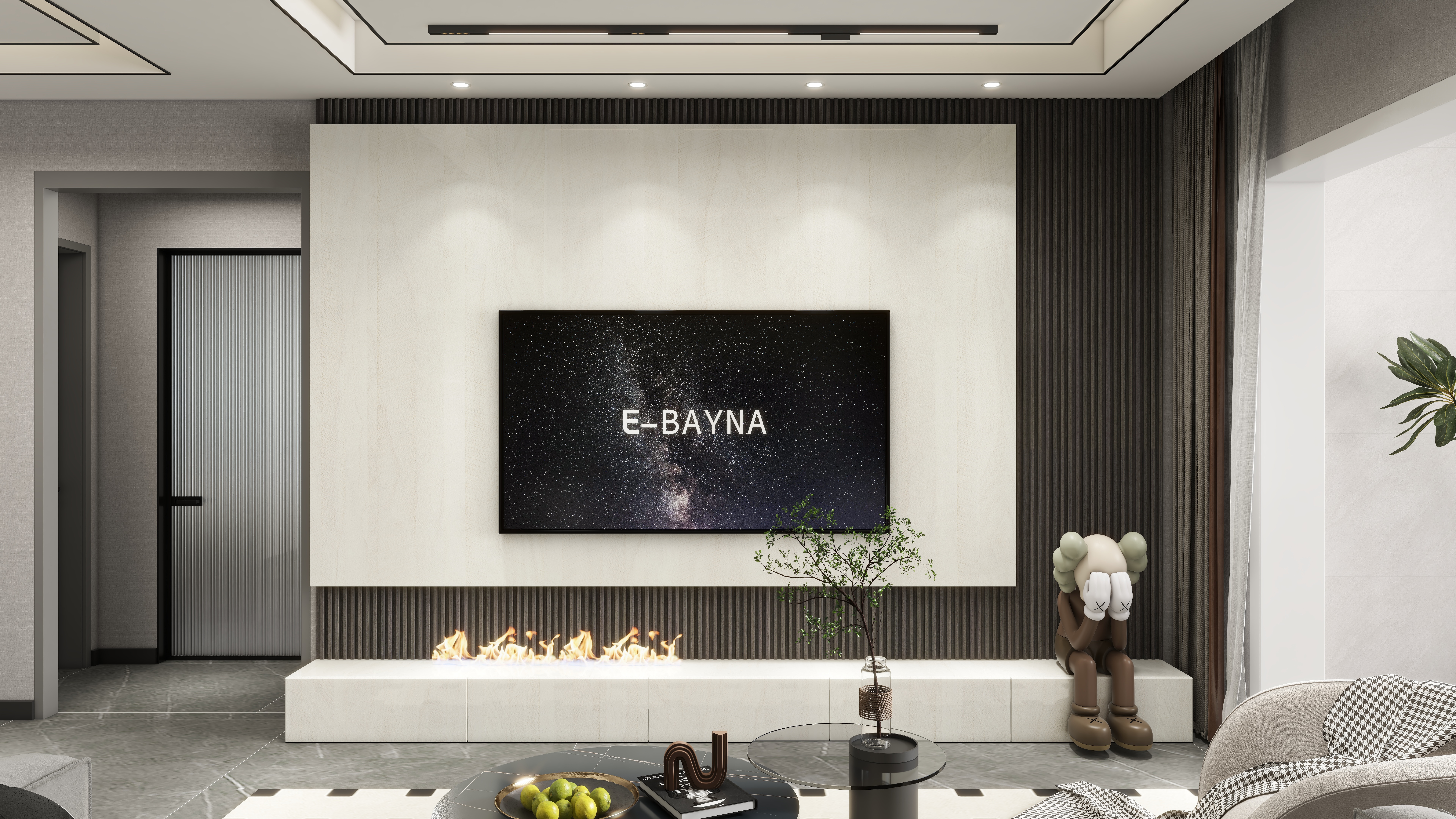 艺雅丽-140平现代简约 装修效果图