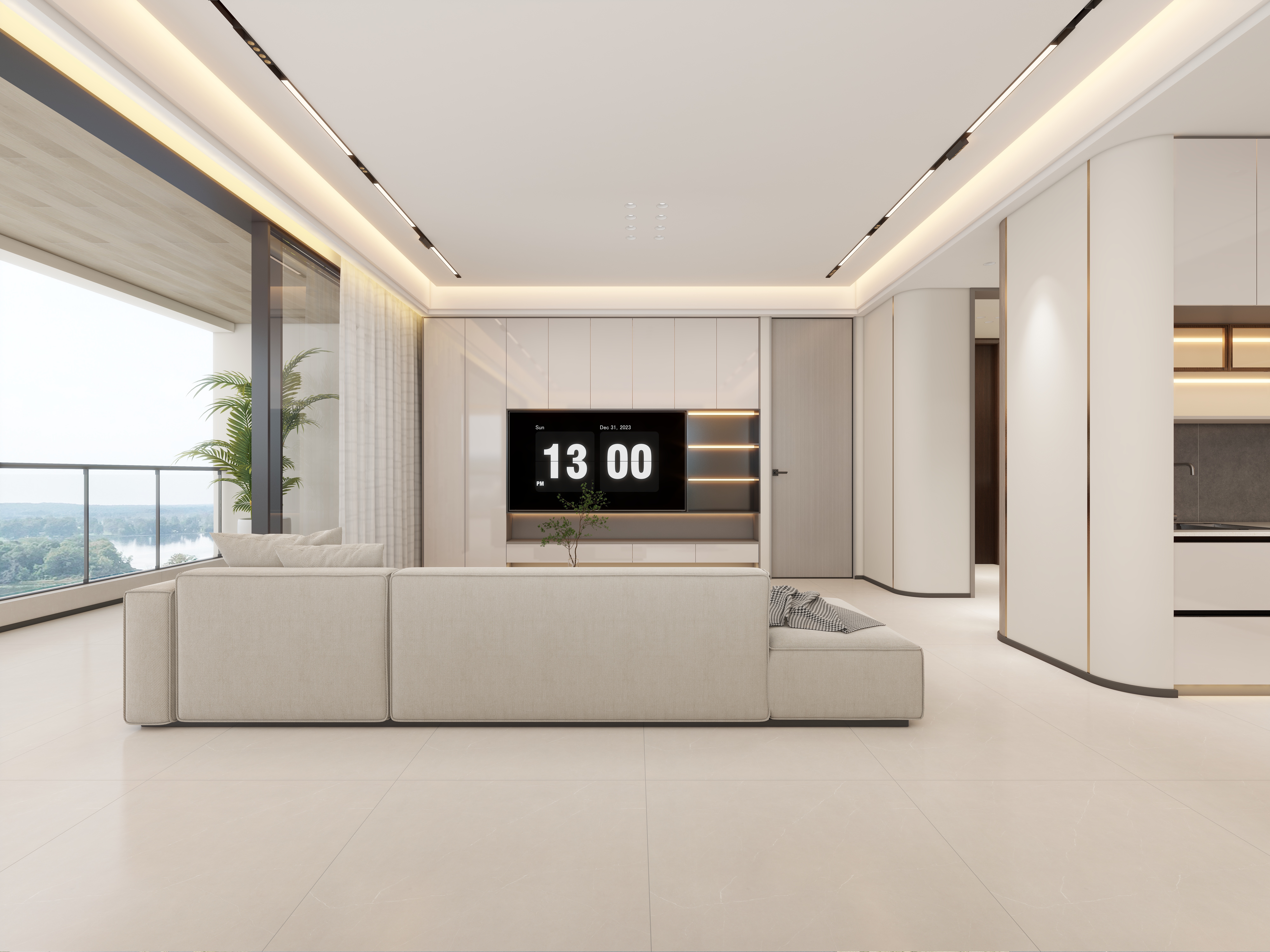 伟7213-华侨城长江公馆223㎡4室-装修设计方案