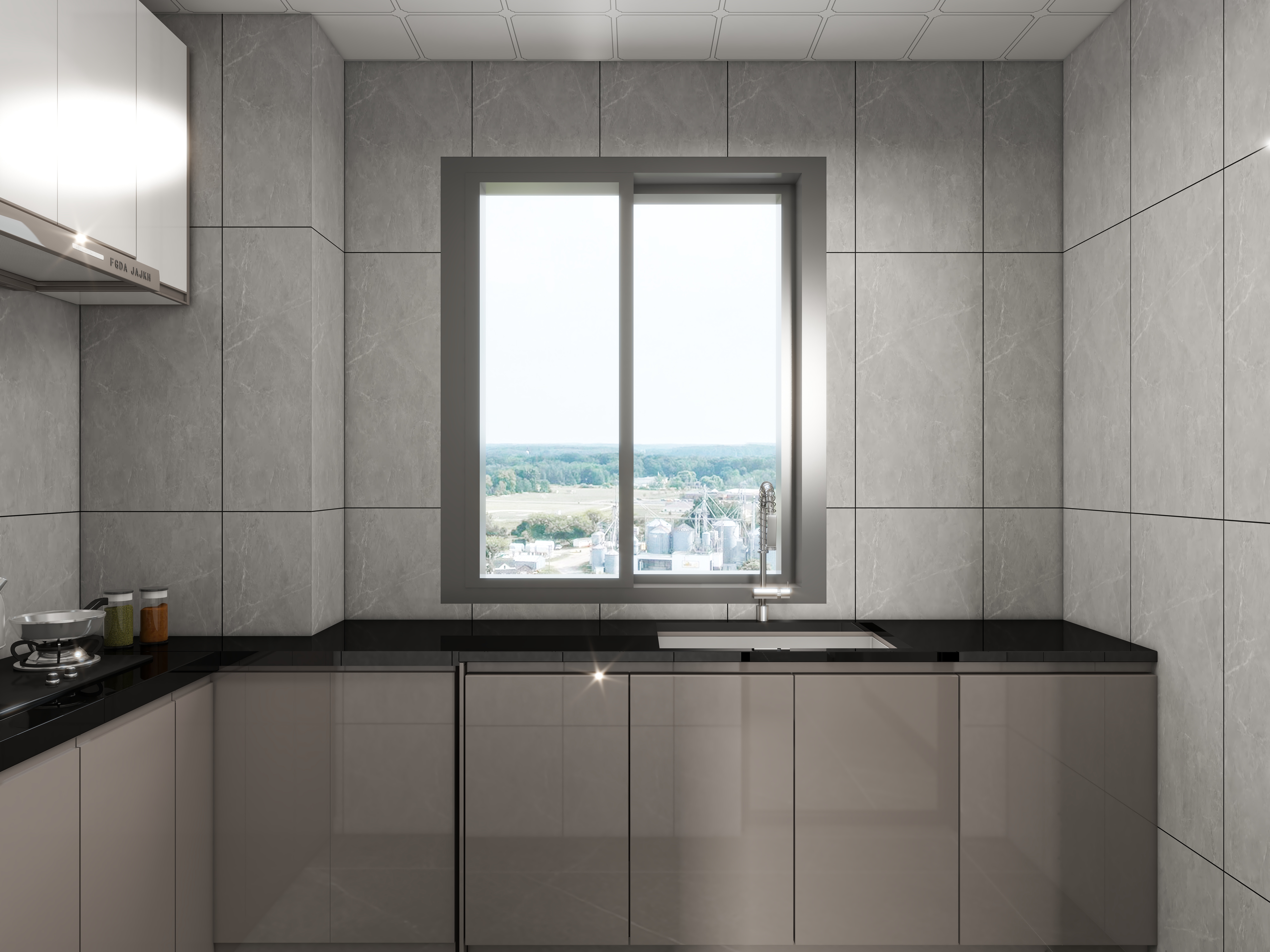 艺雅丽-140平现代简约装修效果图