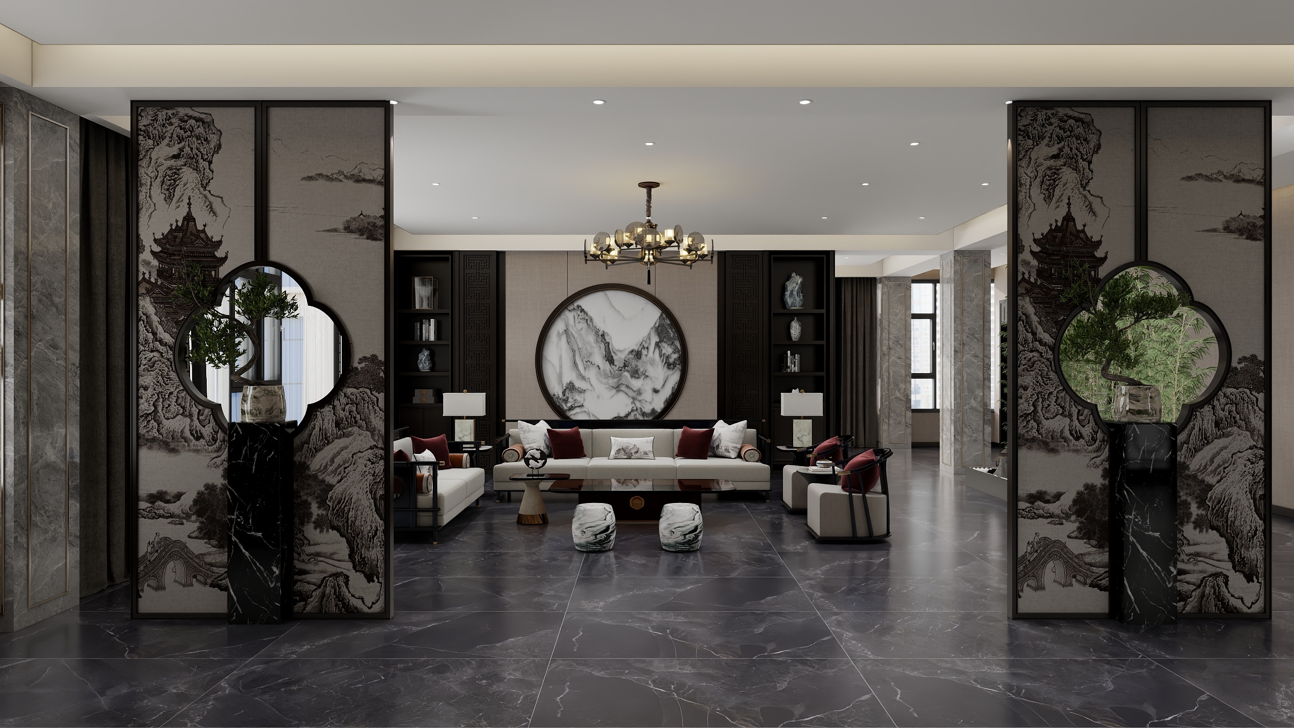 DC设计SJ089-新垣城何总办公楼陈志刚设计案-装修设计方案