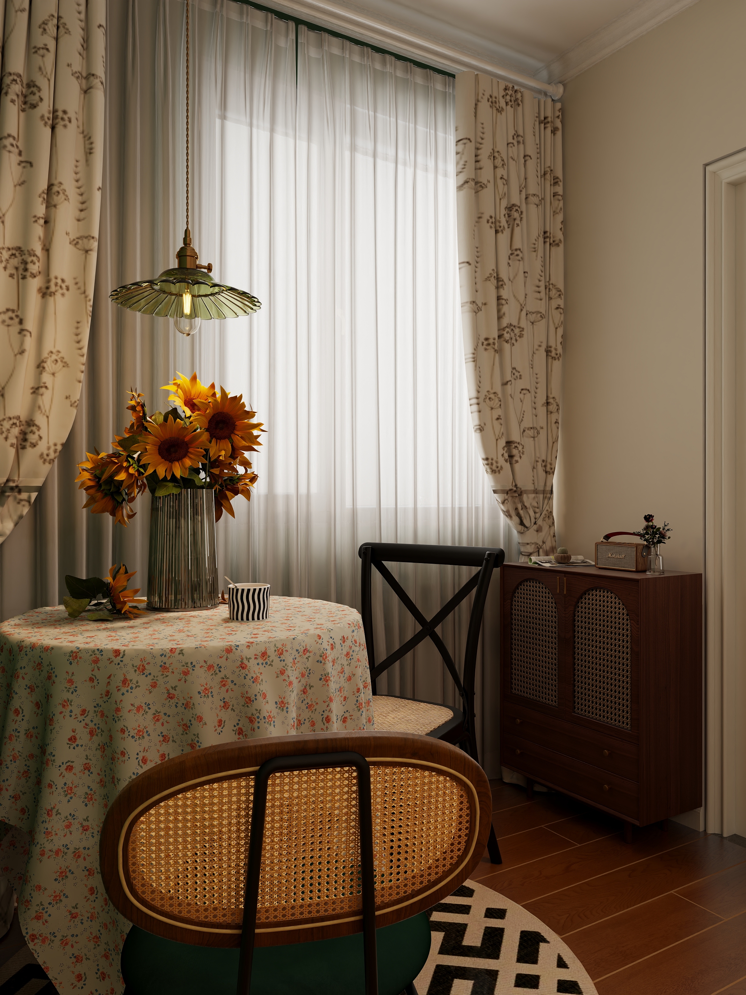 泽成LZC-法式复古民宿65㎡2室-装修设计方案