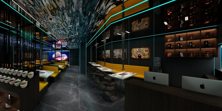 SANHEYUAN设计工作室-坤坤烧烤-副本-装修设计方案