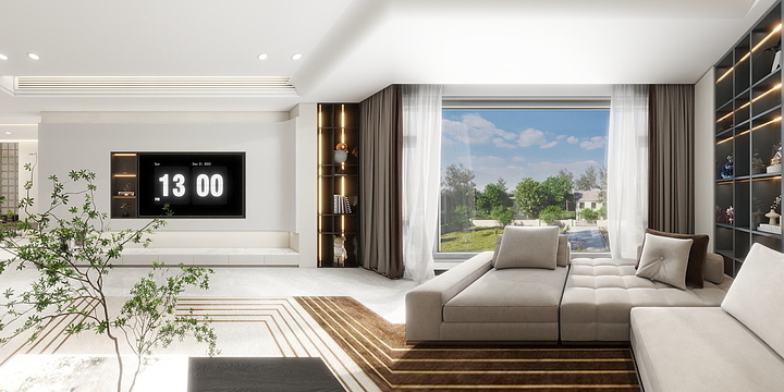 金玉卓-万科阅海锦绣-大平层-装修设计方案