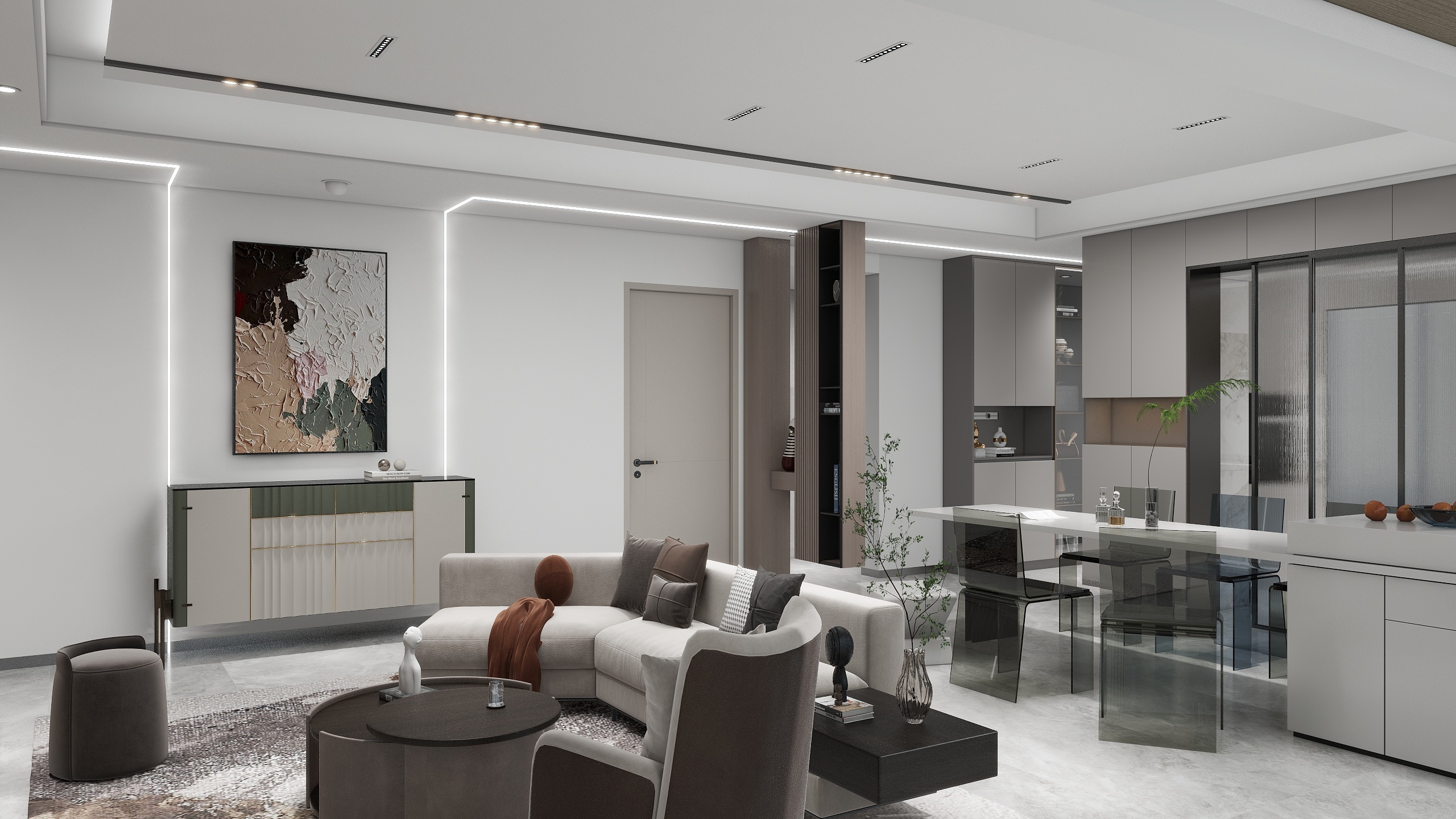 锋范空间设计事务所-中天吾乡6-301-装修设计方案