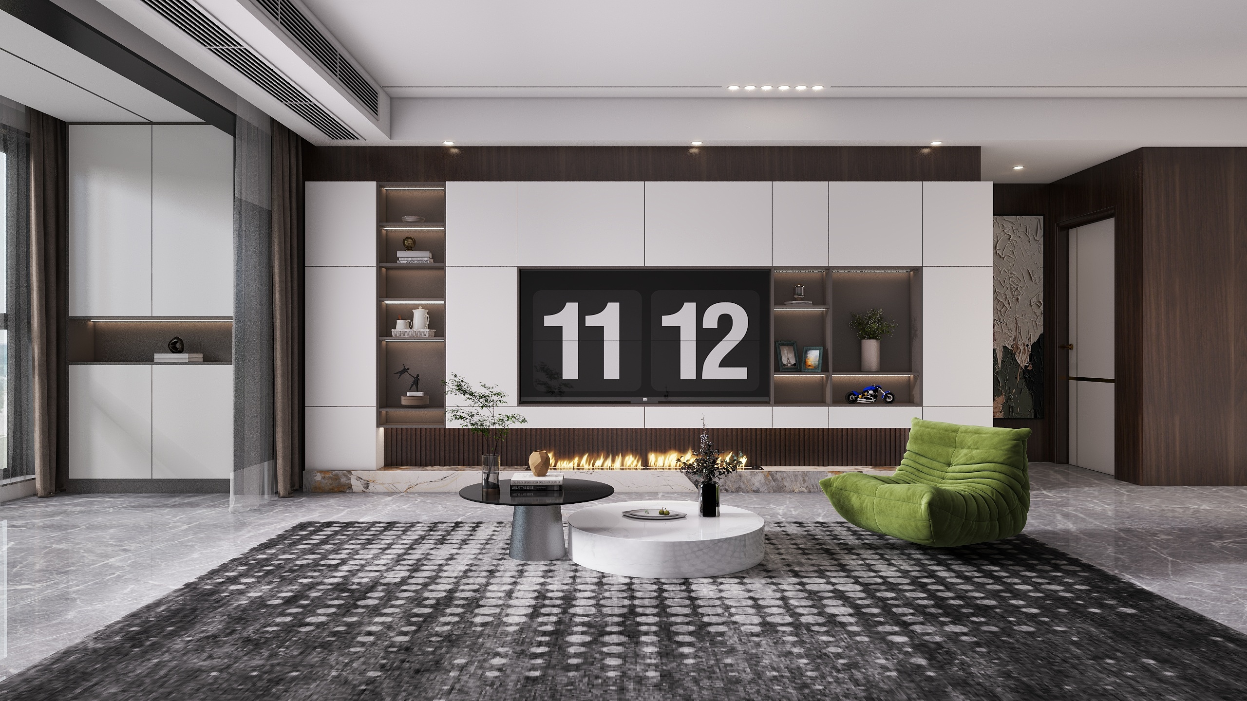 工厂高端定制-现代客厅灯光课程-副本-装修设计方案