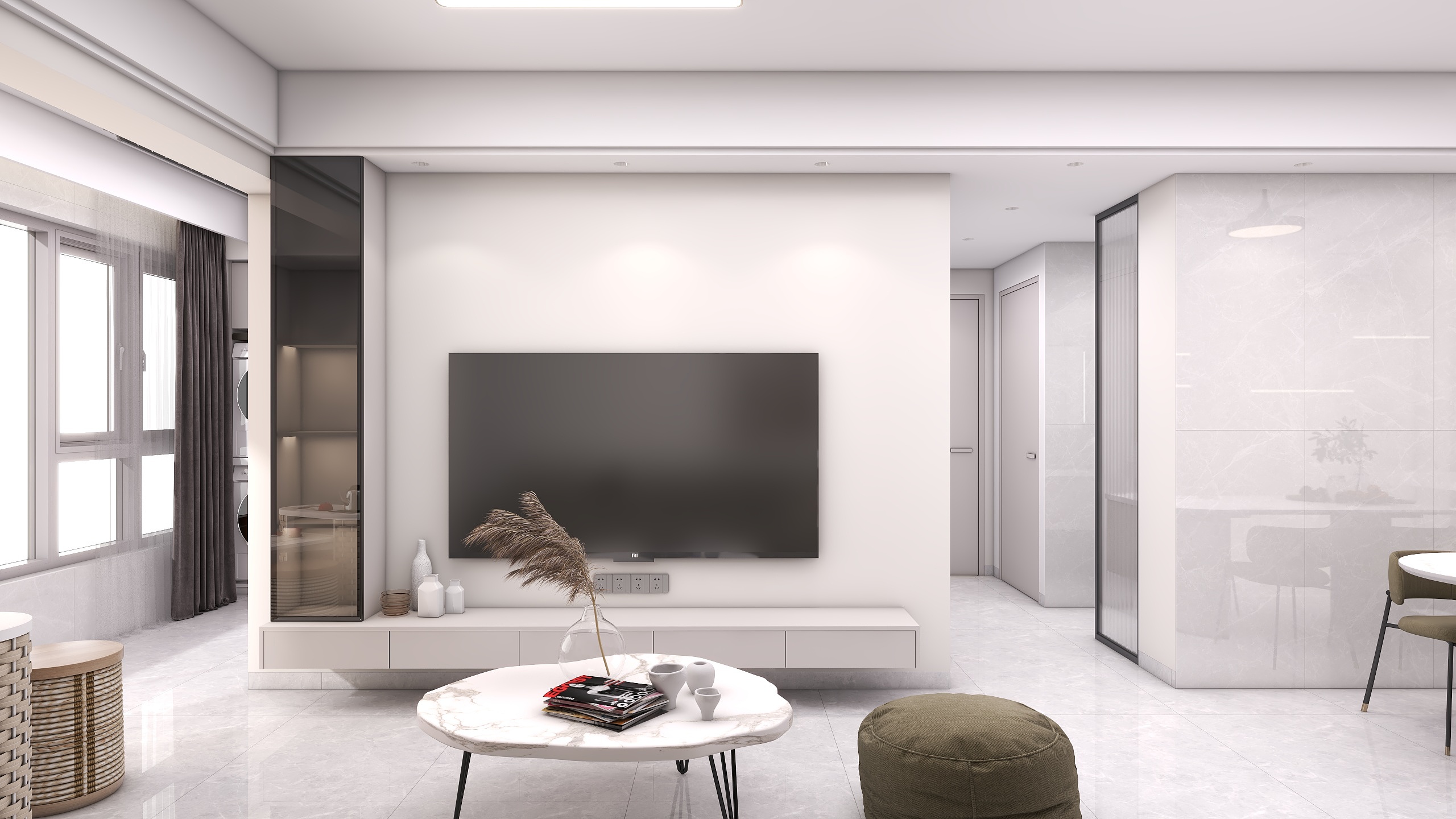 虾米空间-融侨官邸-简约-装修设计方案