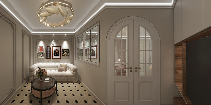 设计师崔晶晶-海淀区观澳园效果图-装修设计方案