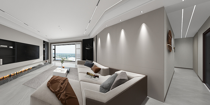 和家装饰高婷婷-荣盛华府26-1401效果图1-装修设计方案