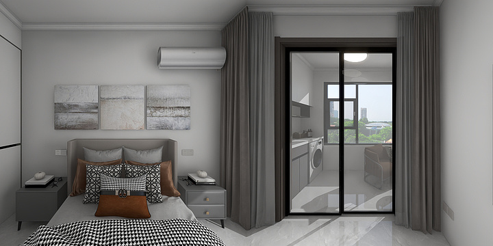 千墨设计-翡翠公馆7-1-101室（118户型）-装修设计方案