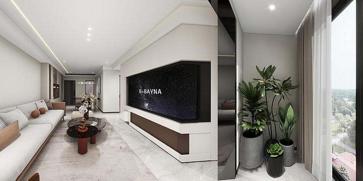 1910GJU设计工作室-三利麓山城，蔚然集-装修设计方案