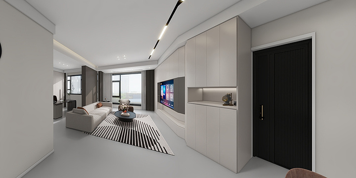 弓长.Luyao-阳光云玺  1 号户型-装修设计方案