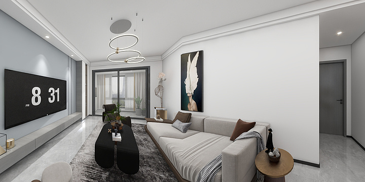 W效果图W-3.20 现代简约-装修设计方案