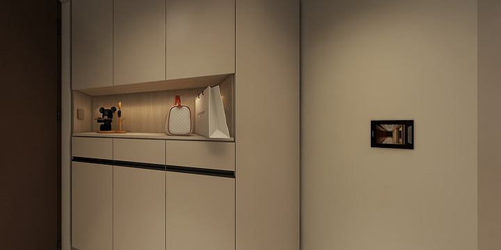 季英-万科四季雅苑简约奶油风-装修设计方案