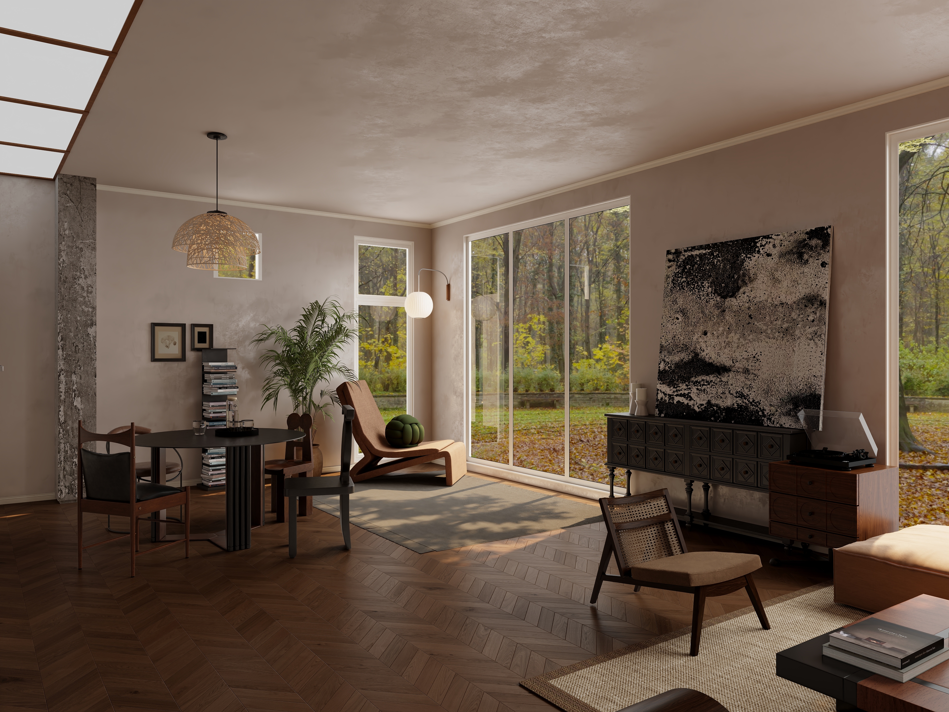 御和视觉-中古侘寂-装修设计方案