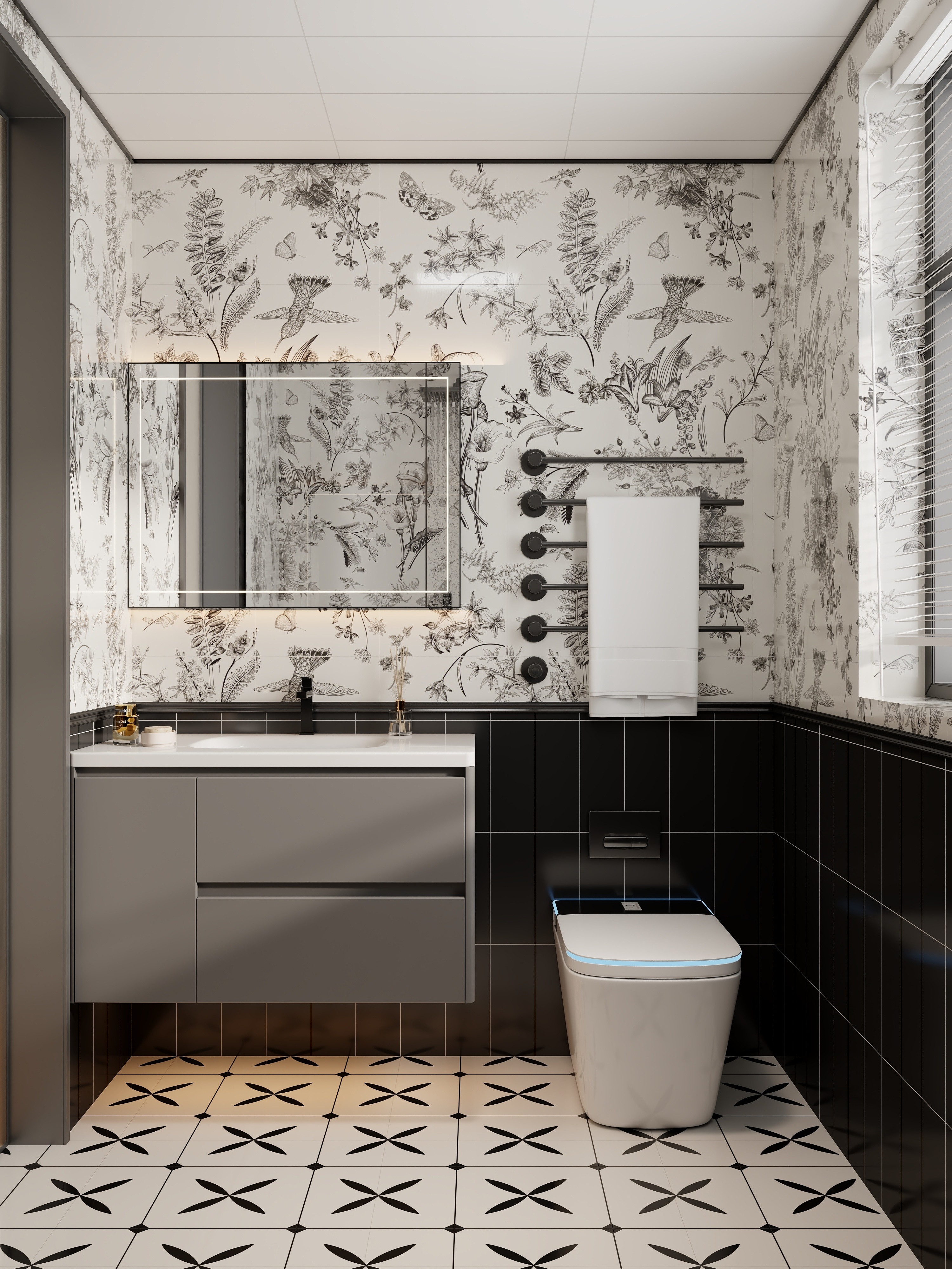 gItRoYfQ-法式复古客卧室卫生间-装修设计方案