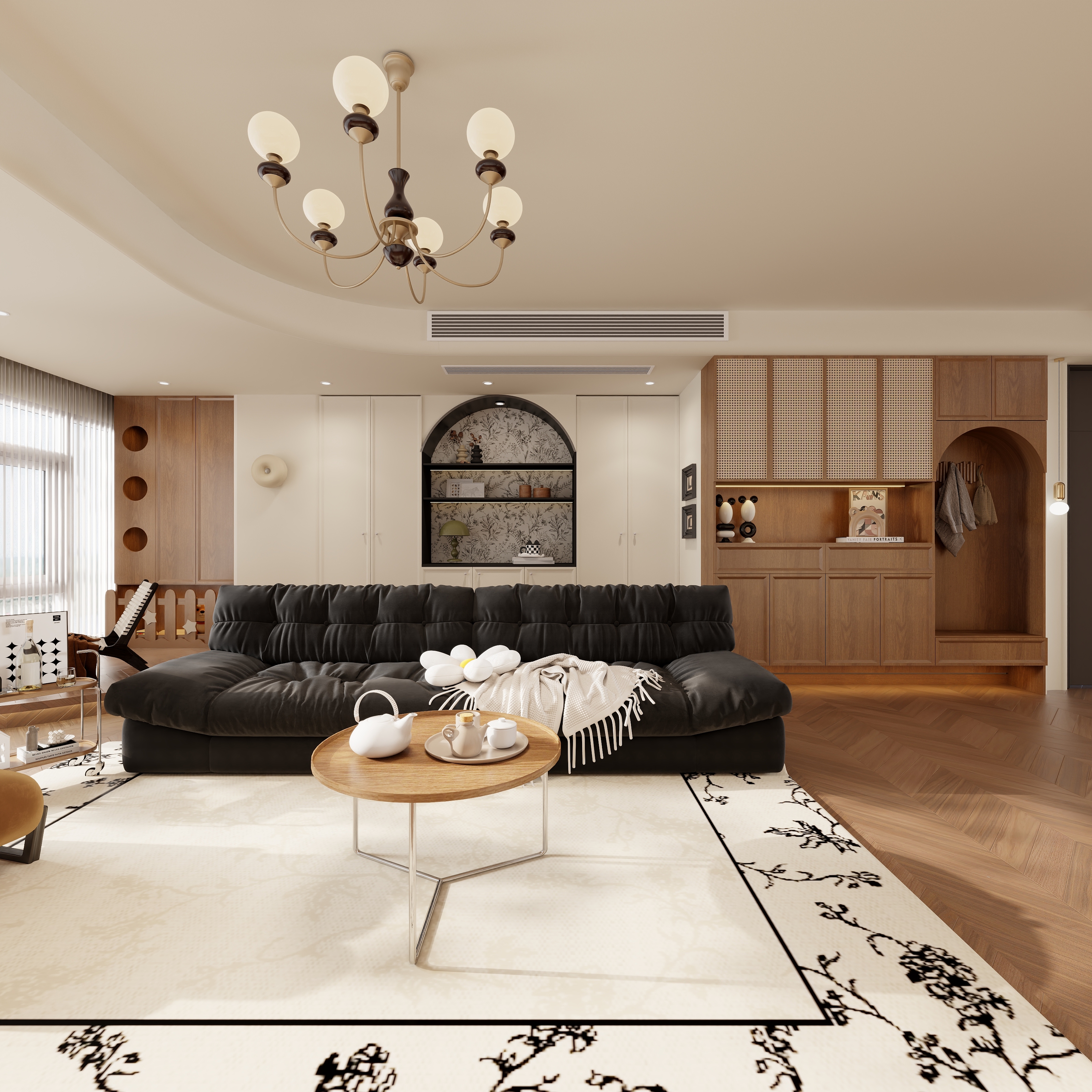 平方米x-梅岭风中古风1-装修设计方案