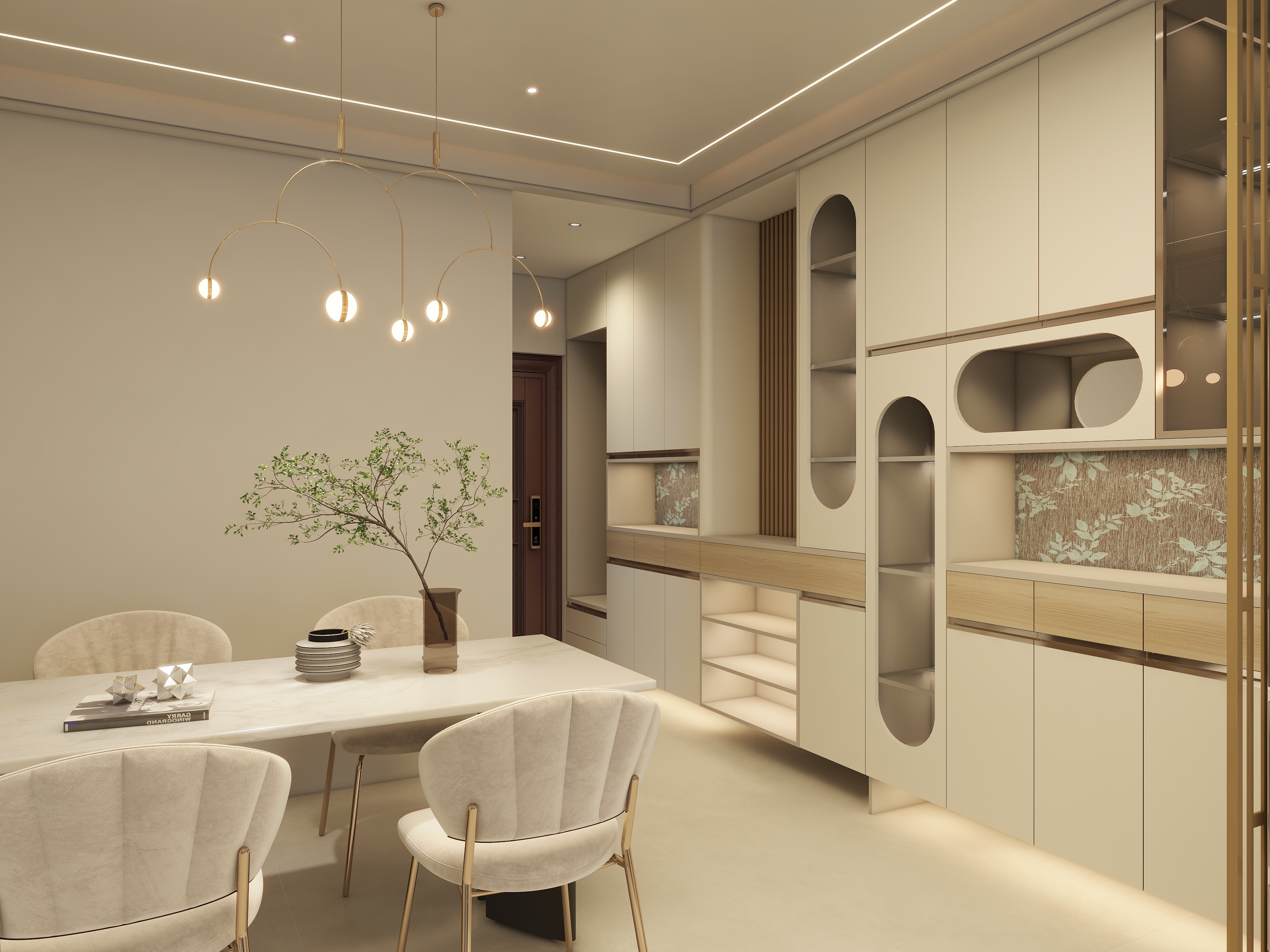 正青空间高端私宅整家定制-85㎡2室-装修设计方案