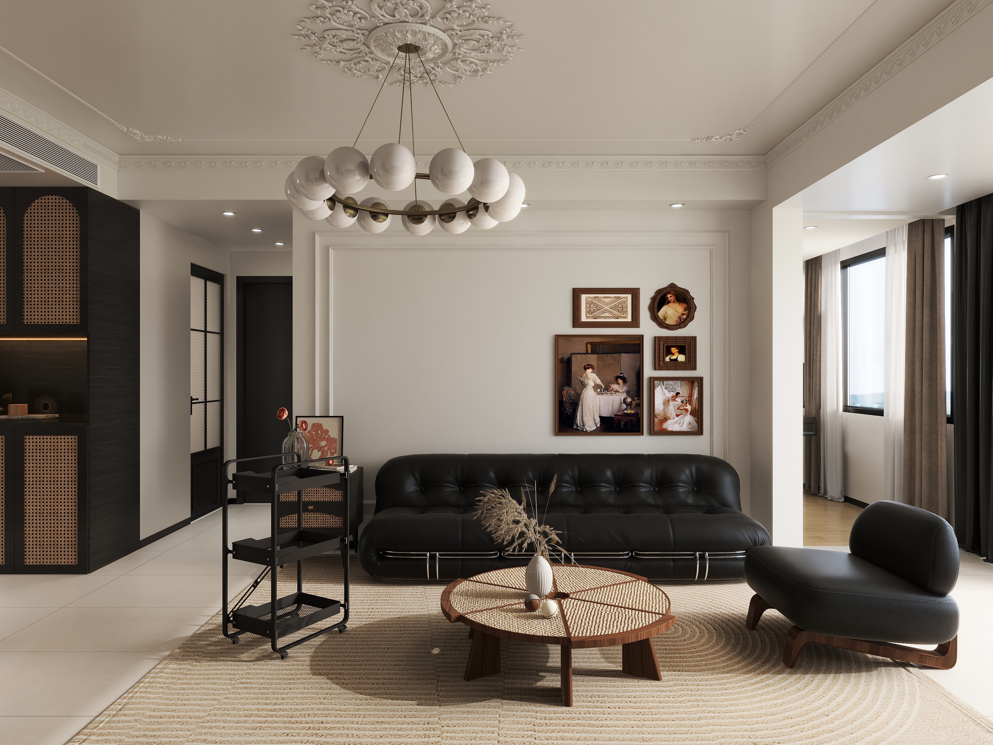 灰灰不画图-116㎡3室-装修设计方案