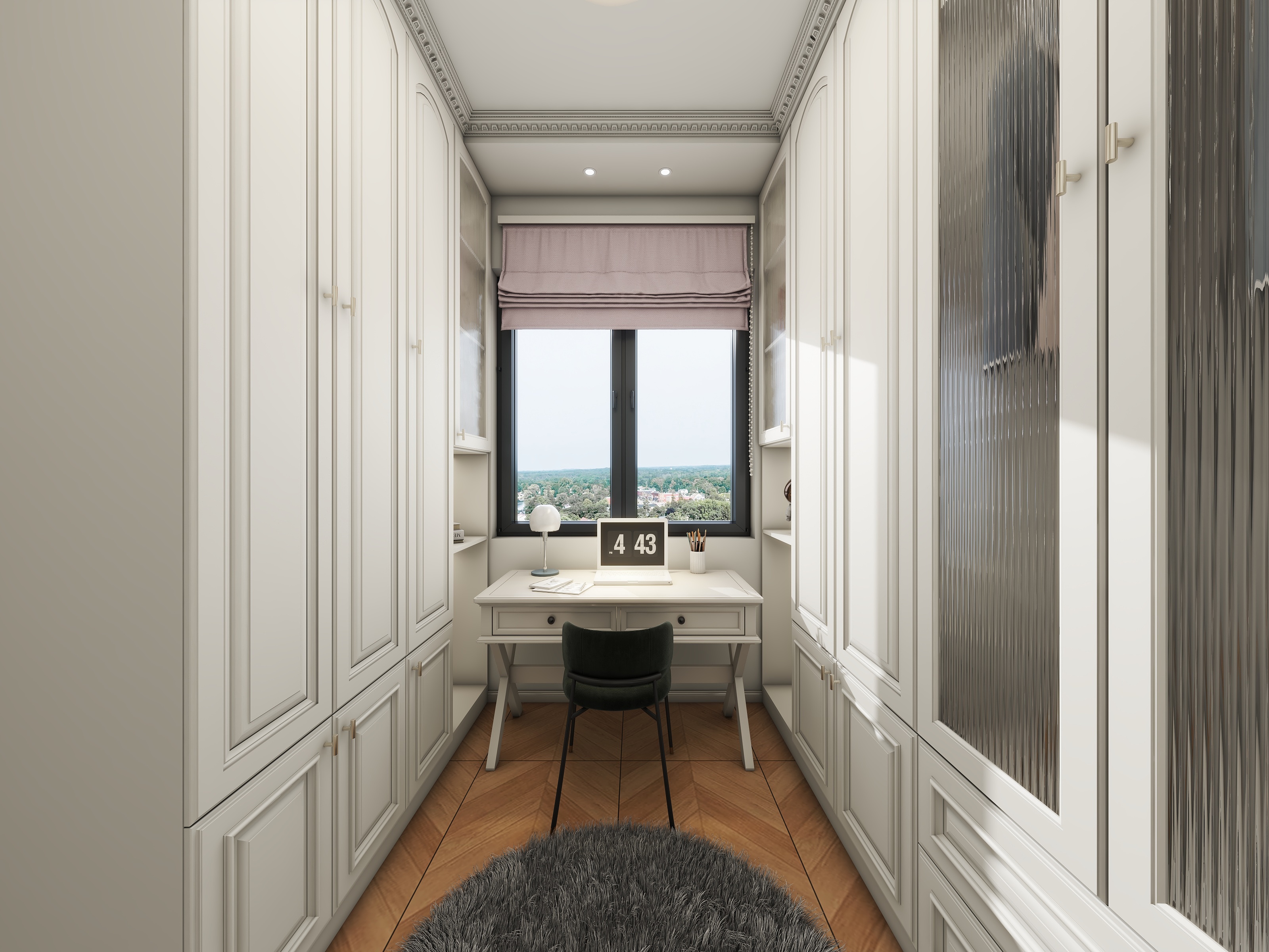 丹东嘉恒装饰装修有限公司-九里原著100㎡2室装修效果图