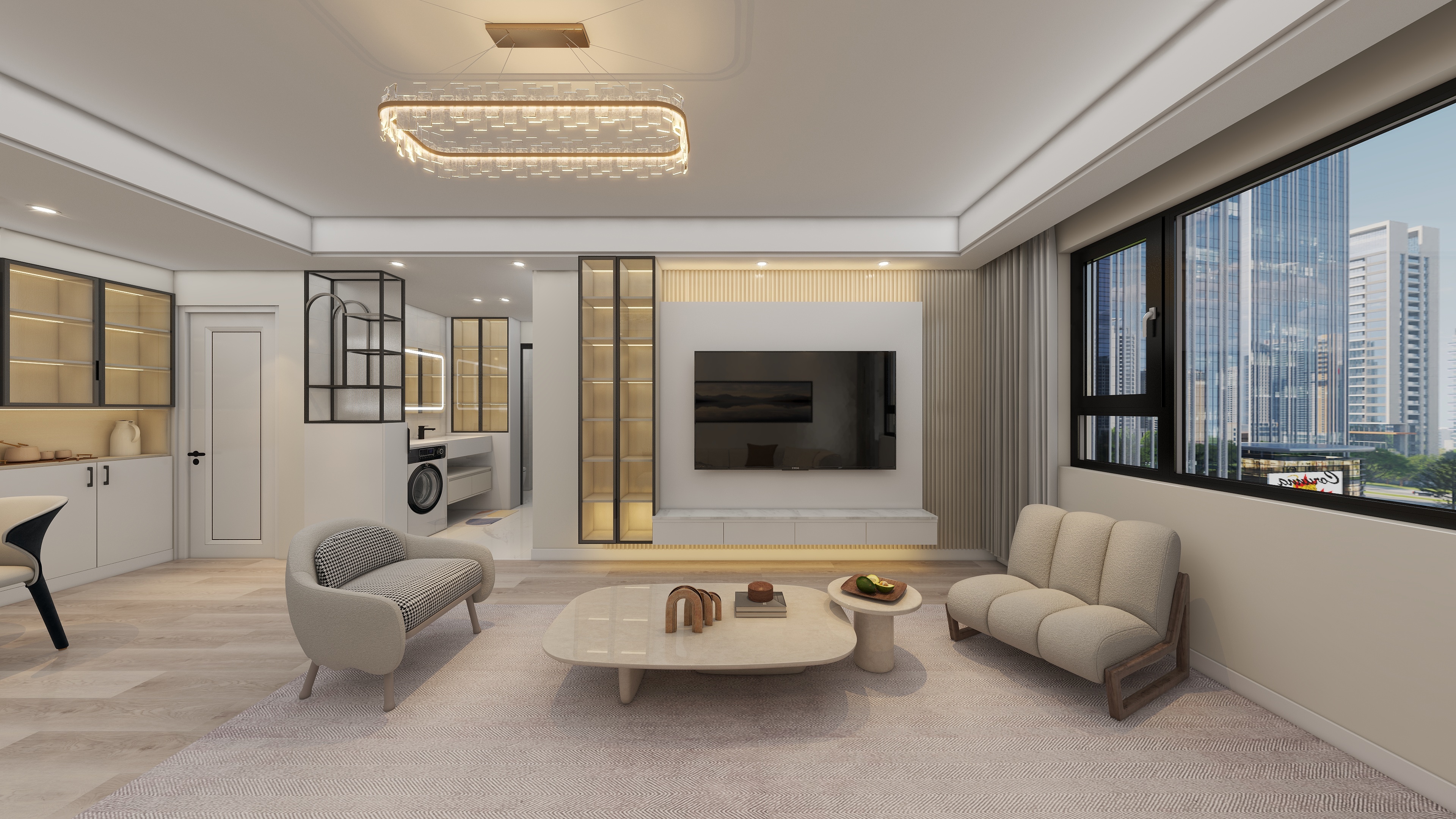 效果图定制13524942650-【现代风】~三房装修效果图