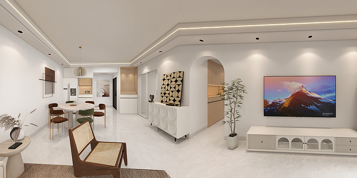 雷鸣装饰设计有限公司-站前路11-1A栋1603房-装修设计方案