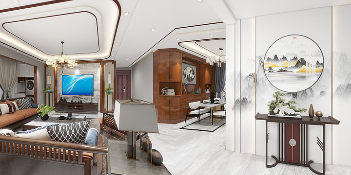 众洽装饰-民和壹号院-装修设计方案
