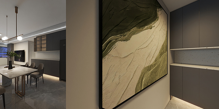 上海玺贞建筑装饰工程有限公司-老乡效果图-装修设计方案