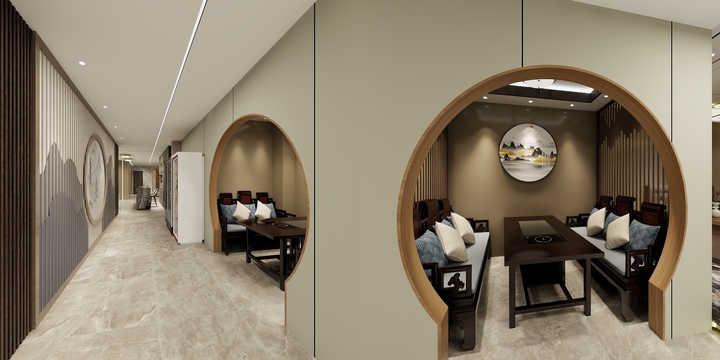 BenJoens-福门二楼茶楼-装修设计方案