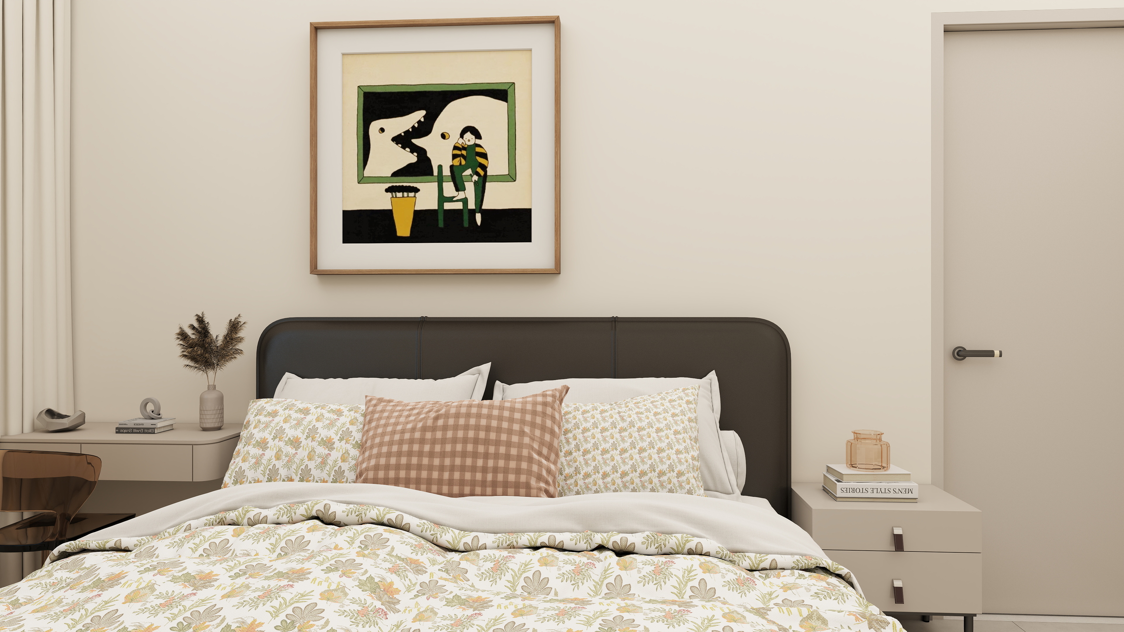 夏木你好-104㎡3室装修效果图