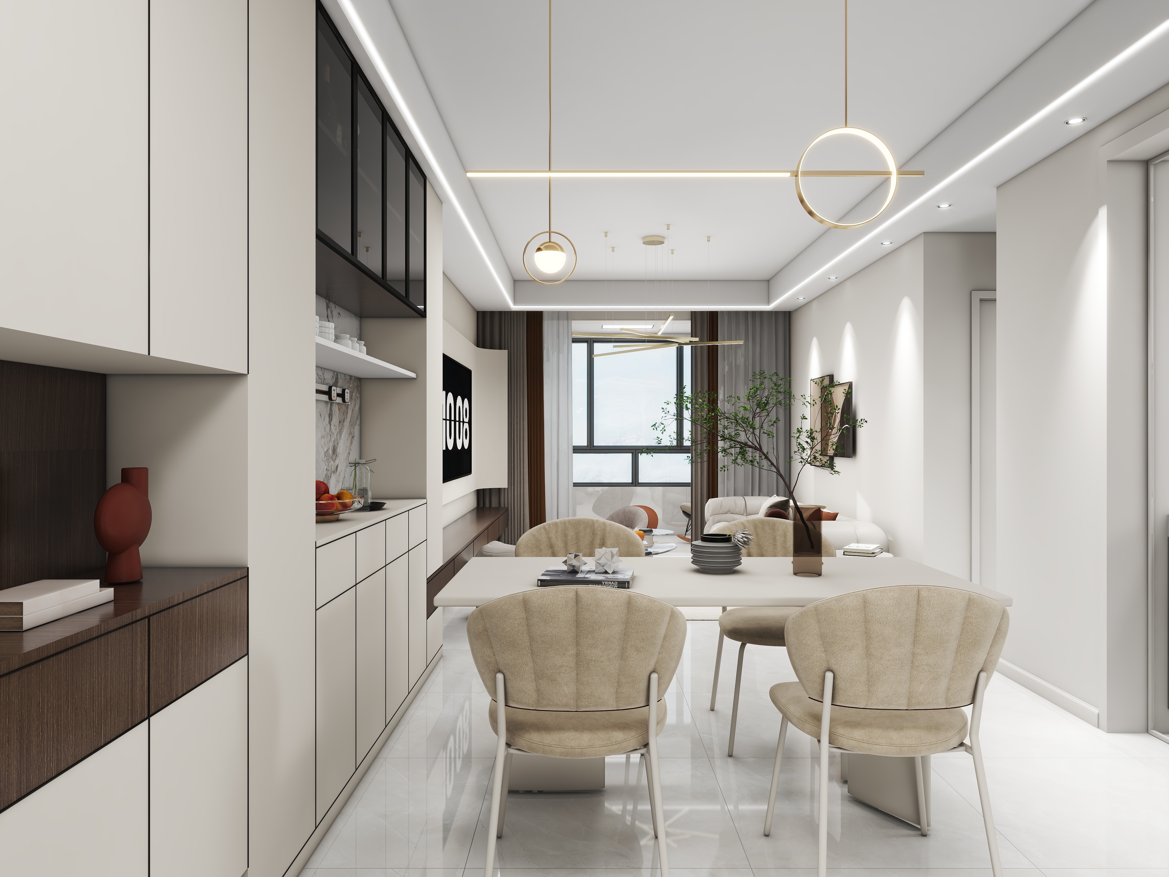 茕歌-82㎡2室-装修设计方案