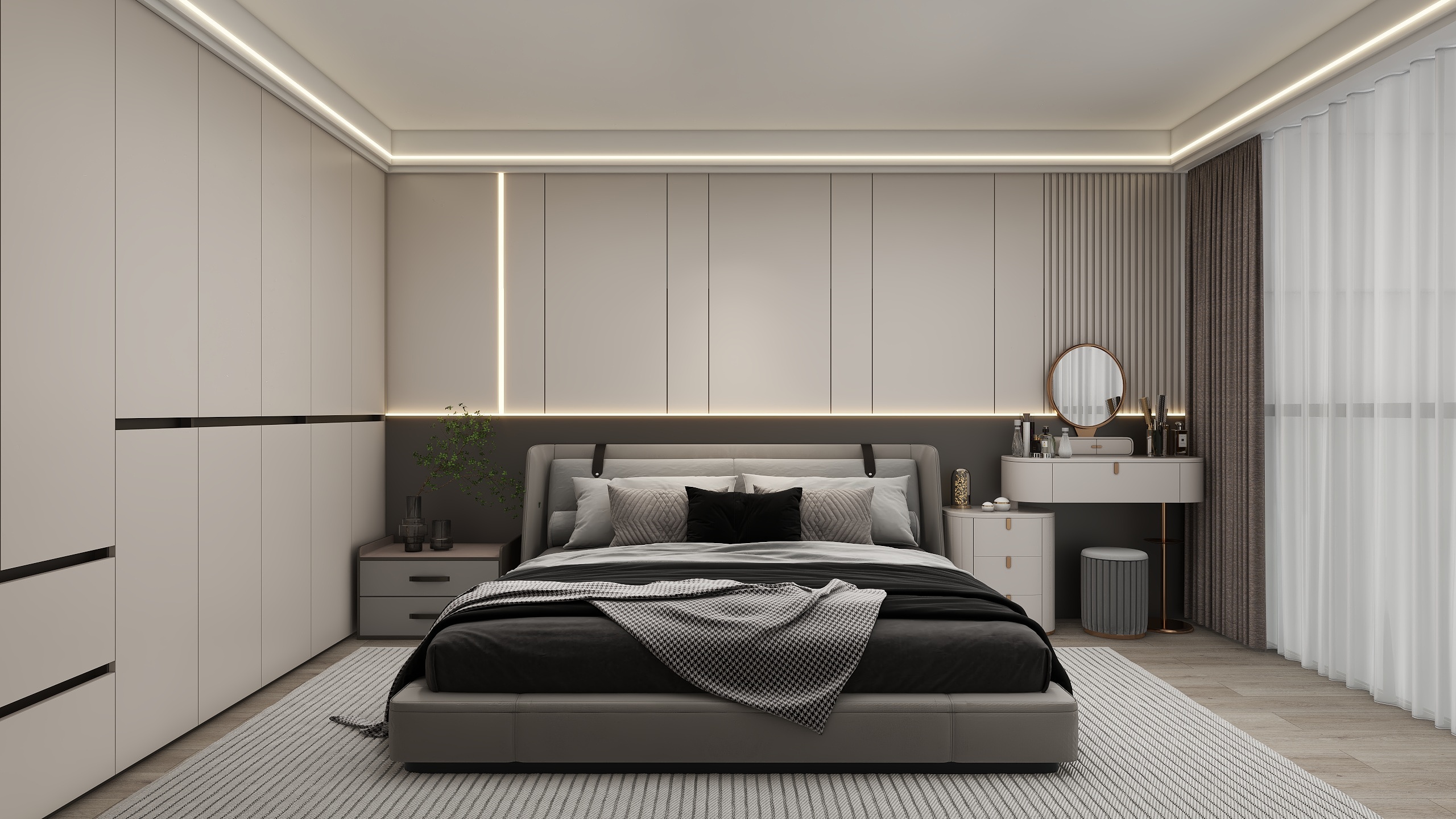 李翔-LOFT现代风格-装修设计方案