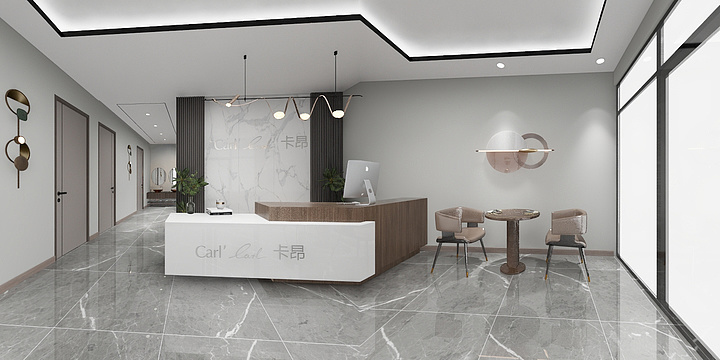 效果图16-丽泽16商城负一层足疗-装修设计方案