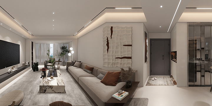 名揚家裝-高科.常春滕1栋2504 Ⅱ-装修设计方案