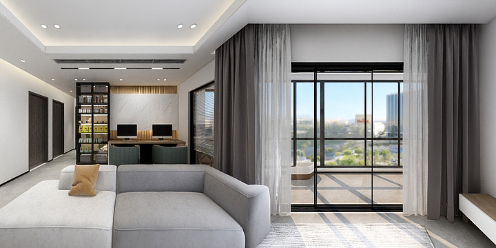 恩俊jeHz-模板副本-【越秀湖山悦】-94方现代全屋设计-装修设计方案