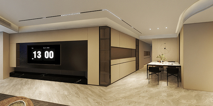 华尔美设计-金江学府8-1204-装修设计方案