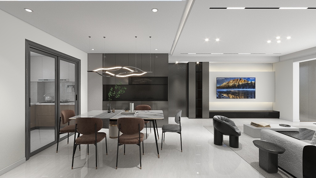 滴滴设计-龙琴家（三室）-装修设计方案