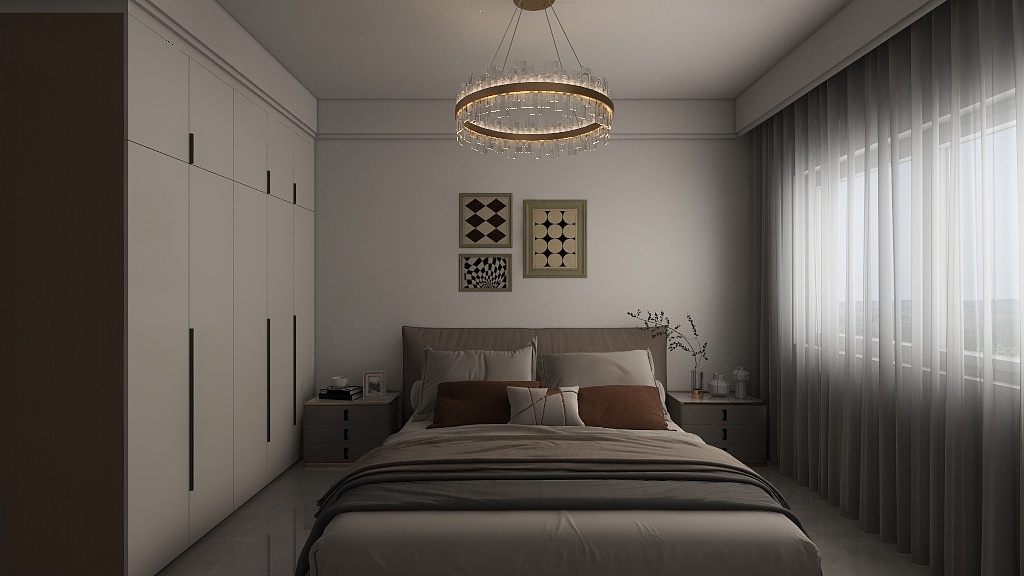 米宅设计-硬装专业等级考核户型-副本-装修设计方案