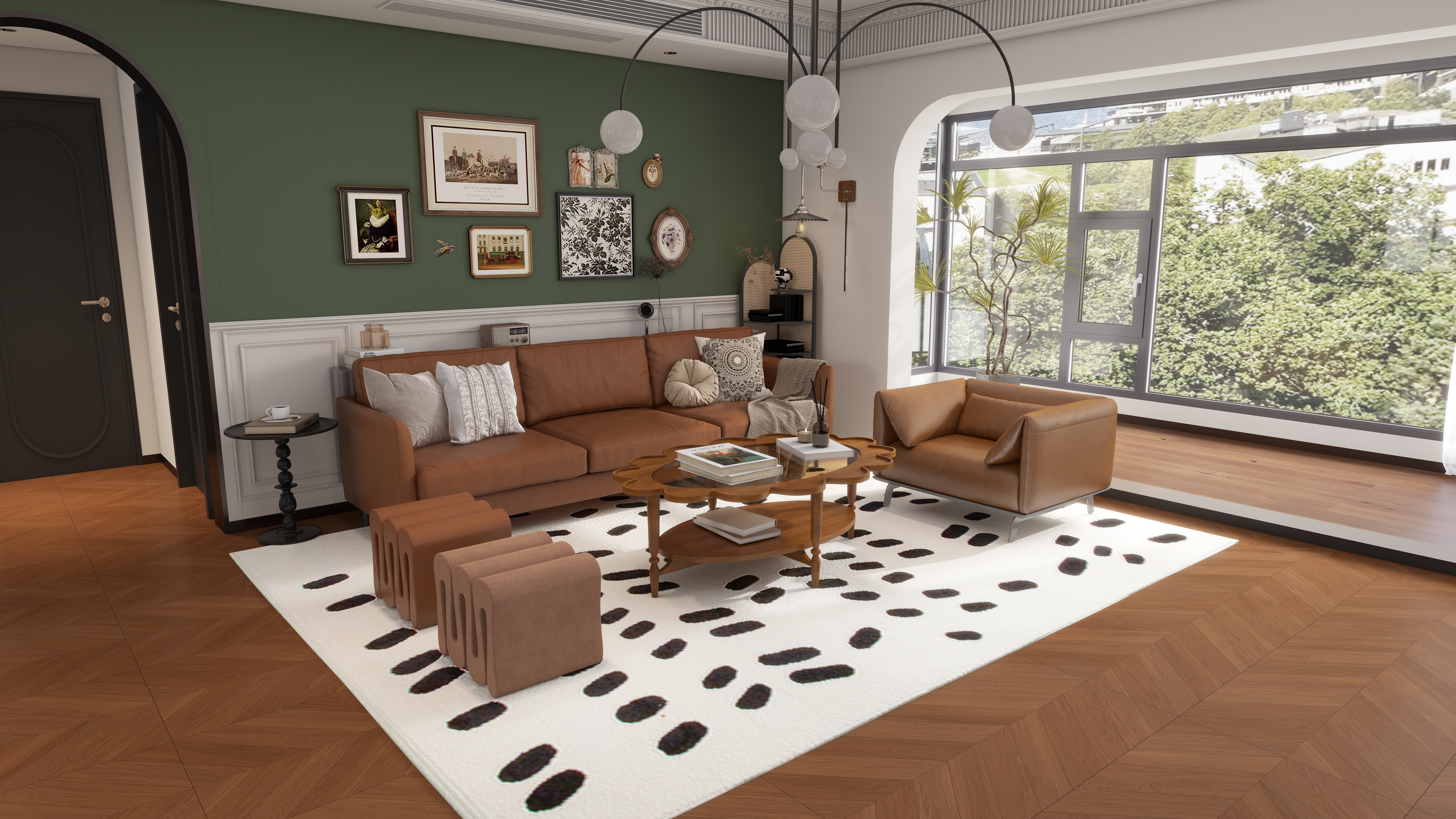 微空间设计-法式中古-装修设计方案