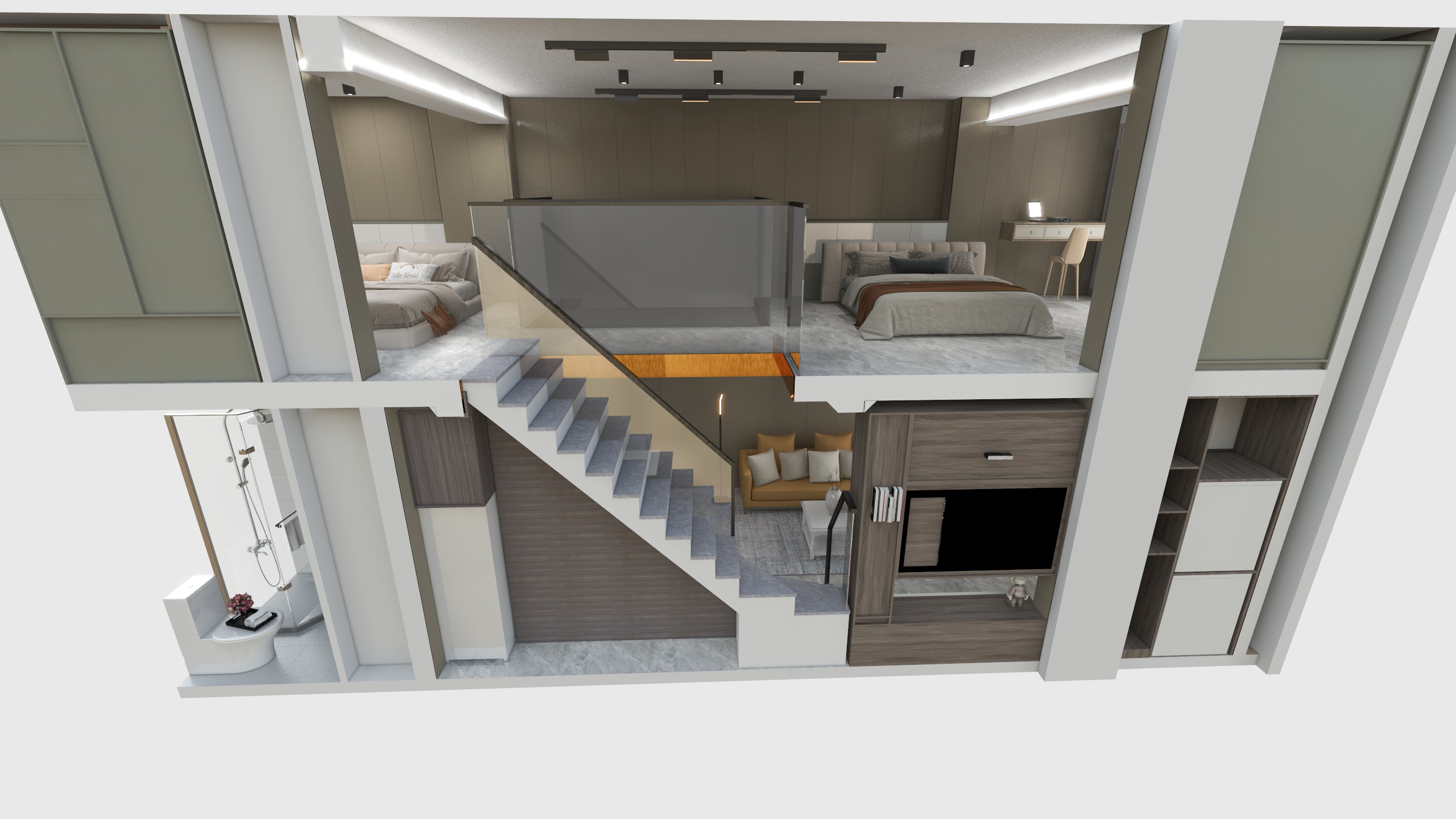 雅森.设计-怡景苑D栋505公寓-装修设计方案